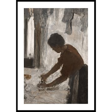 Poster Gallerix A Woman Ironing By Edgar Degas
