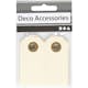 Manillamärken Creativ Company Stl 3x6 cm Beige 30 St/1 Förp