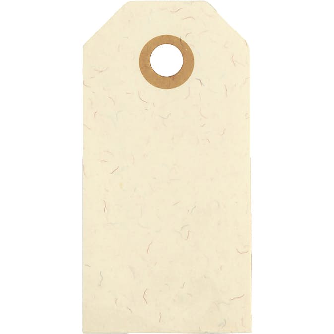 Manillamärken Creativ Company Stl 4x8 cm Natur 1 Förp
