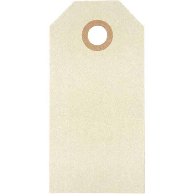 Manillamärken Creativ Company Stl 4x8 cm Natur 1 Förp