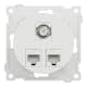 Vägguttag Elko One Modularuttag Infälld RJ45 Cat.6 UTP