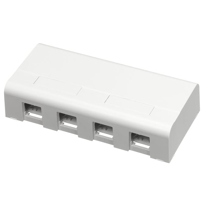 Montagebox Schneider Electric 4XRJ45 Vit