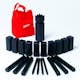 Utomhusspel Bex Original Black Edition Kubb med Tygpåse