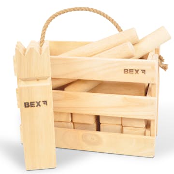 Utomhusspel Bex Original Kubbspel i Trälåda