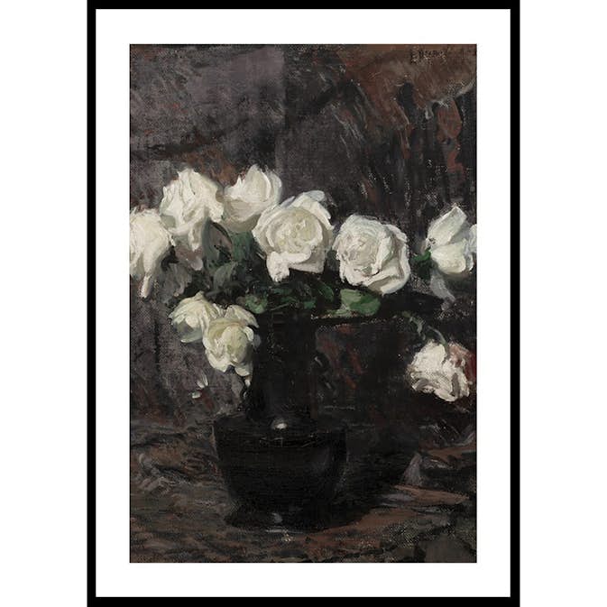 Poster Gallerix White Roses By Leon Wyczółkowski