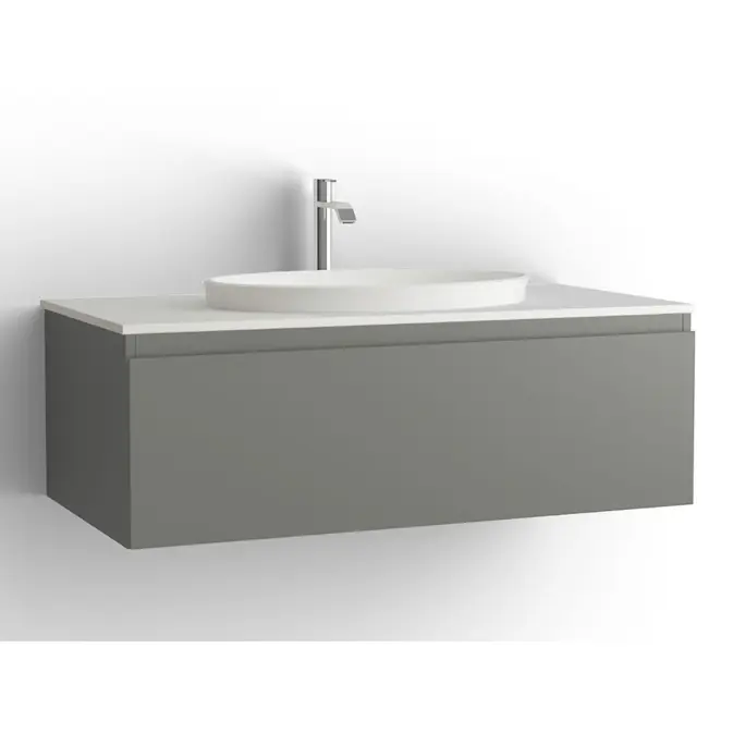 Tvättställsskåp Vedum Flow 1000 med 1 Låda