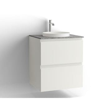 Tvättställsskåp Vedum Flow 600x478 med 2 Lådor