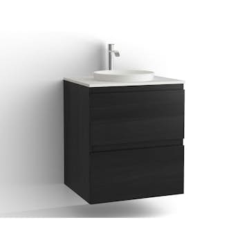 Tvättställsskåp Vedum Flow 600x478 med 2 Lådor