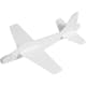 Flygplan Creativ Company Vit 19x17,5 cm 2 st/1 Förp