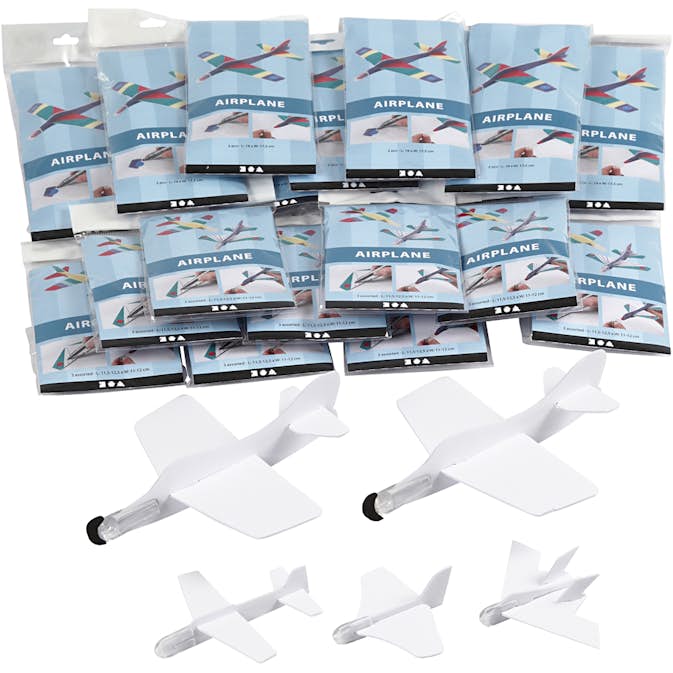 Flygplan Creativ Company Vit 50 st/1 Förp