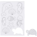 Magneter Creativ Company Havsdjur Stl 14,85x21 cm 1 Ark