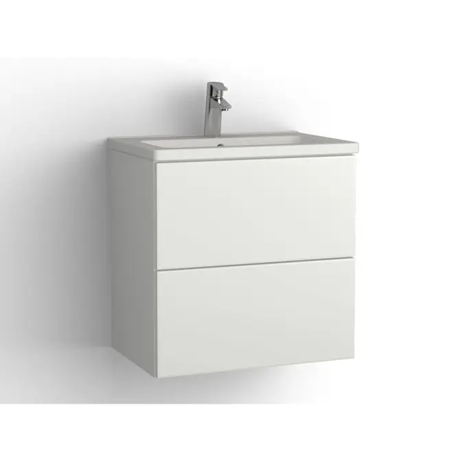 Tvättställsskåp Vedum Free 600 Compact med 2 Lådor