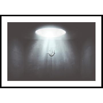 Poster Gallerix Falling From Hole Of Light