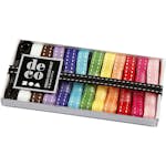 Dekorationsband Creativ Company Mixade Färger B10 mm 12x1 m/1 Förp
