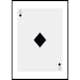 Poster Gallerix Ace Of Diamonds