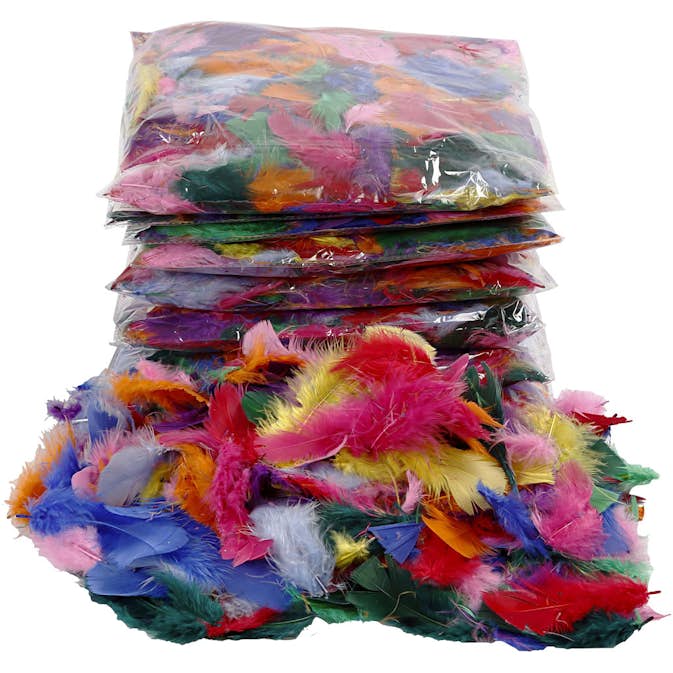 Dun Creativ Company Mixade Färger Stl 7-8 cm 500 g/1 Förp