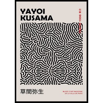 Poster Gallerix Black Pattern Yayoi Kusama
