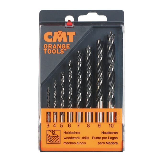 Spiralborrset CMT Orange Tools 44265 mm 8 st