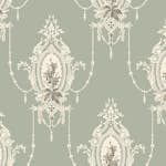 Tapet Duro Gammalsvenska Klassiker 1850-1950 Edsbyn Grön 518-03