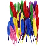 Indianfjädrar Creativ Company Mixade Färger 13 cm 48 st/1 Förp