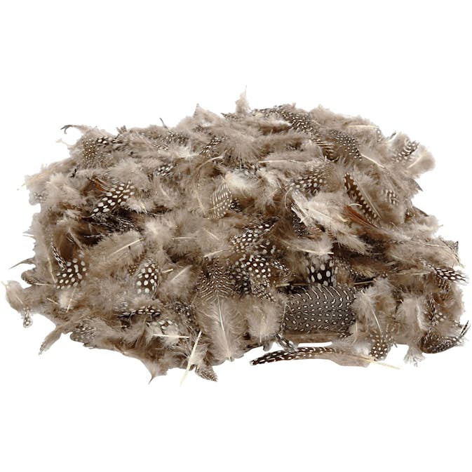 Pärlhönsfjädrar Creativ Company Natur 50 g/1 Förp