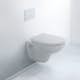Vägghängd Toalettstol Duravit D-Code med Mjukstängande Hårdsits