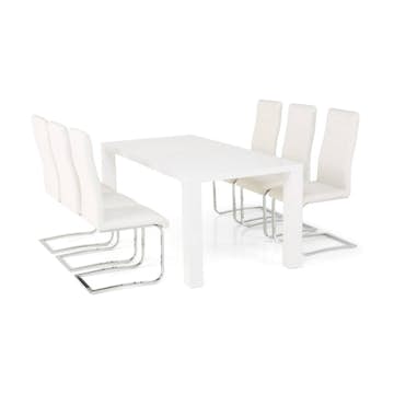 Matgrupp Concept 55 Cibus Matgrupp 180 cm med 6 Cibus Matstol