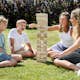 Trädgårdsspel Bex Jenga i Björk med Väska