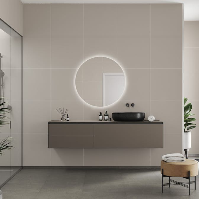 Våtrumsskiva Fibo 5200-LM6060 EM Warm Grey 10x620x3020 mm