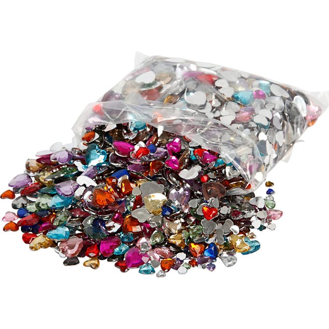 Rhinestones Creativ Company Stl 6+10+14 mm Mixade Färger 2520 St/1 Förp