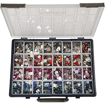 Rhinestones Creativ Company 6-16 mm Mixade Färger 32x360 St/1 Förp