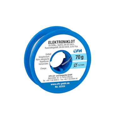 Lödtråd CFH Electronic EL 324 lead-free 70g
