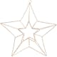 Metallornament Creativ Company Mässing Stjärna Stl 34x30 cm 1 St