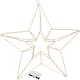 Metallornament Creativ Company Mässing Stjärna Stl 34x30 cm 1 St