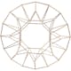 Metallornament Creativ Company Ring/Krans Mässing 28 cm 1 St