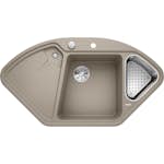 Hörndiskbänk Blanco Delta II InFino