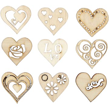 Trädekorationer Creativ Company Stl 28 mm 45 St/1 Förp