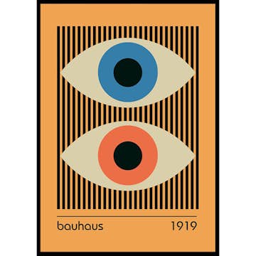 Poster Gallerix Bauhaus Eyes No1