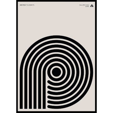 Poster Gallerix Abstract Elements No3