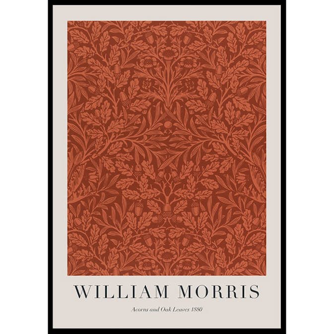 Poster Gallerix William Morris Acorns And Oak Leaves 1880
