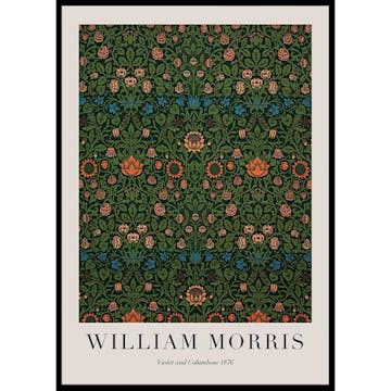 Poster Gallerix William Morris Violet And Columbine 1876