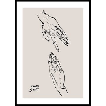 Poster Gallerix Egon Schiele Art Hands