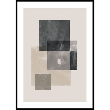 Poster Gallerix Watercolor Layers No1