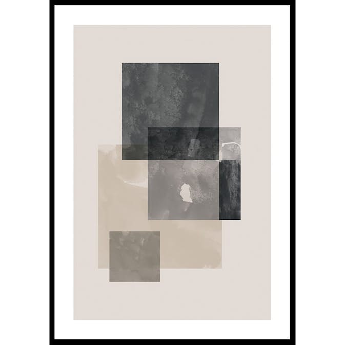 Poster Gallerix Watercolor Layers No1