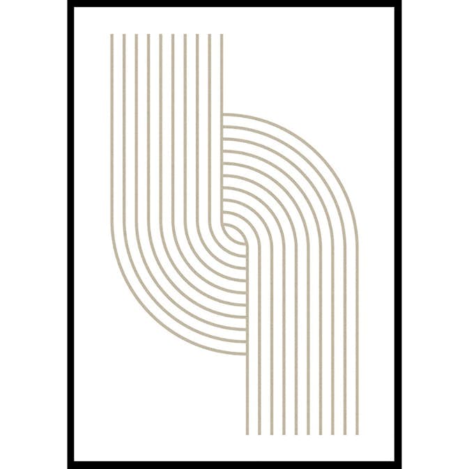 Poster Gallerix Art Lines No1