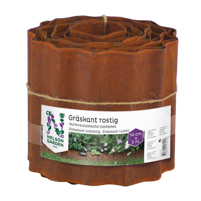 Rabattkant Nelson Garden Gräskant för Raka & Runda Former, 14 cm x 5 m