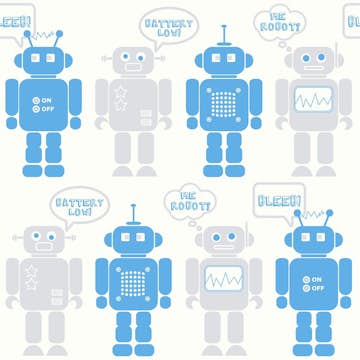 Tapet WOW Robotar 5326298