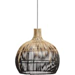 Taklampa PR Home Martha Natur/Svart 38,5 cm