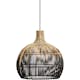 Taklampa PR Home Martha Natur/Svart 38,5 cm