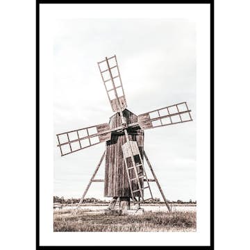 Poster Gallerix Old Wooden Wind Mill